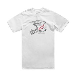 Maglietta Alpinestars MX Helmet CSF bianco
