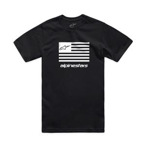 Maglietta Alpinestars Flag CSF bianca e nera