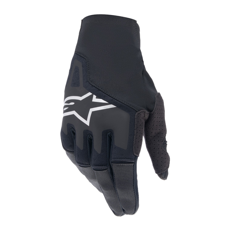 Guanti da motocross Alpinestars Techstar 2024 bianco e nero