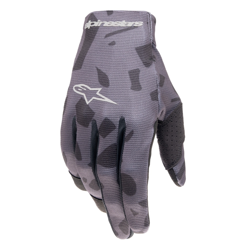 Guanti da motocross Alpinestars Radar grigio mimetico-nero