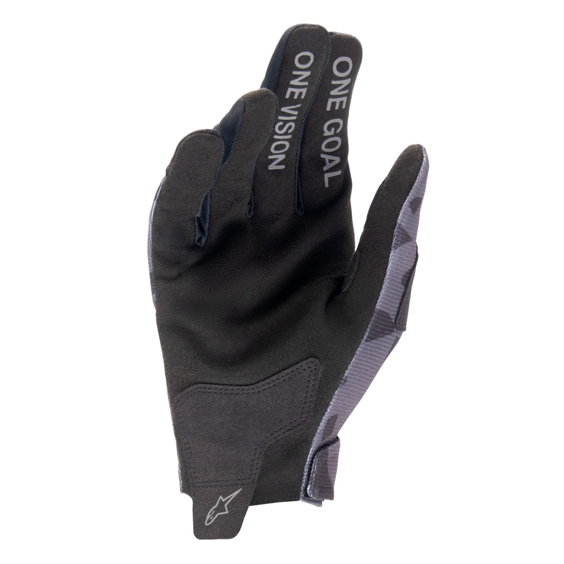 Guanti da motocross Alpinestars Radar grigio mimetico-nero