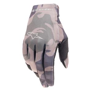 Guanti da motocross Alpinestars Radar verde mimetico-marrone