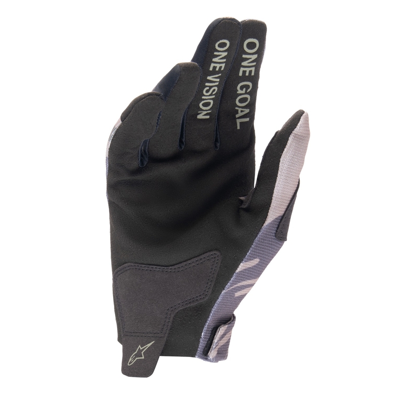 Guanti da motocross Alpinestars Radar verde mimetico-marrone