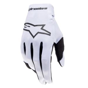 Guanti da motocross Alpinestars Radar grigio chiaro-nero