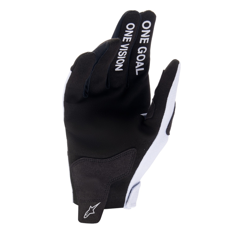 Guanti da motocross Alpinestars Radar grigio chiaro-nero