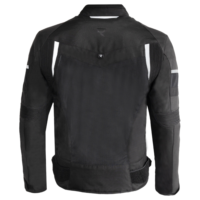 Giacca moto Street Racer Evans Air nera