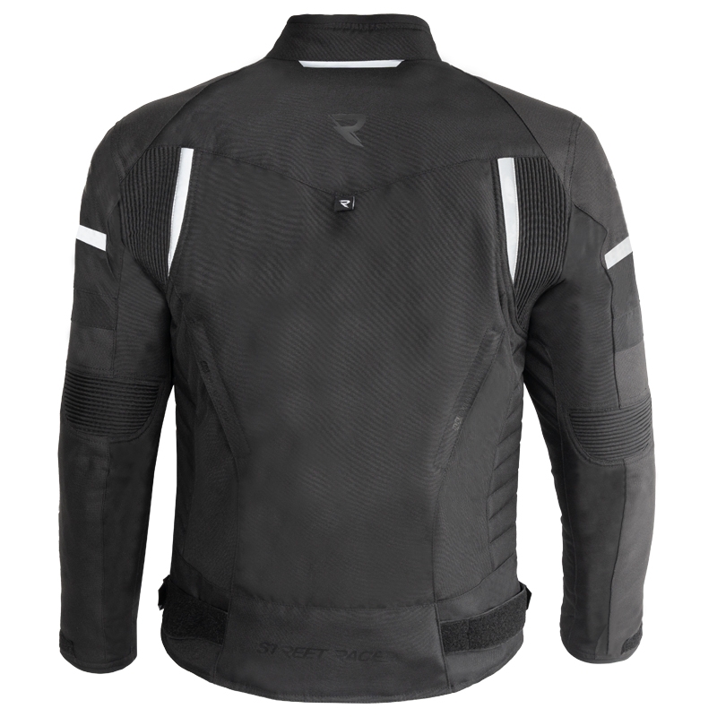 Giacca da moto Street Racer Evans nera