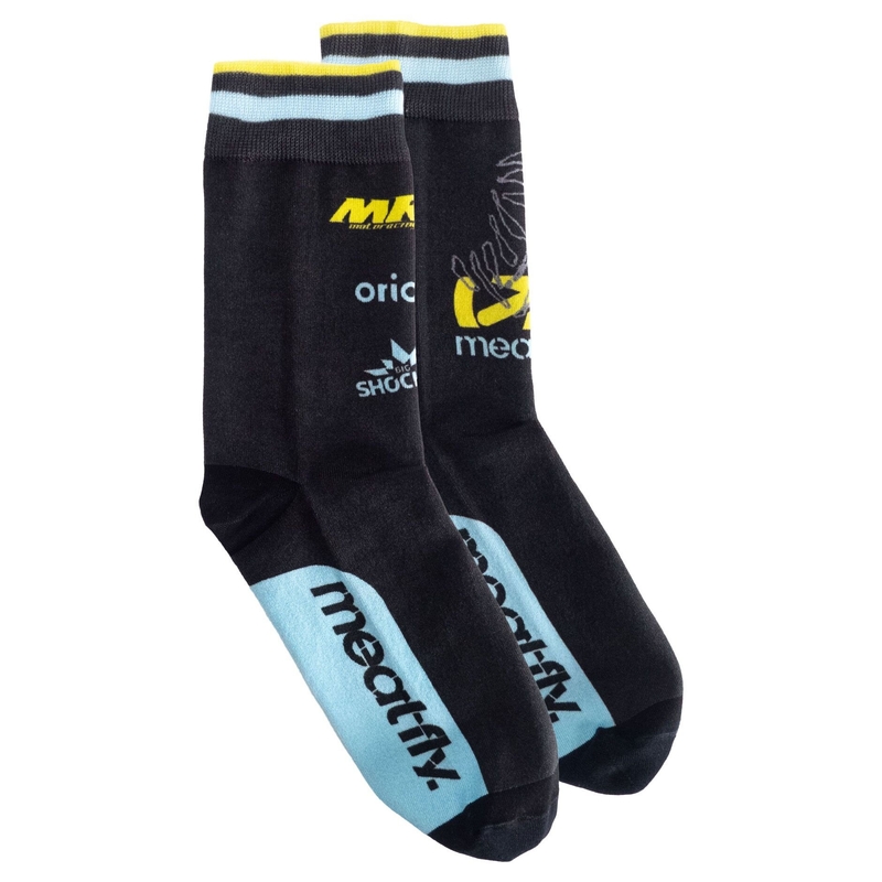 Calzini Meatfly Dakar blu-giallo