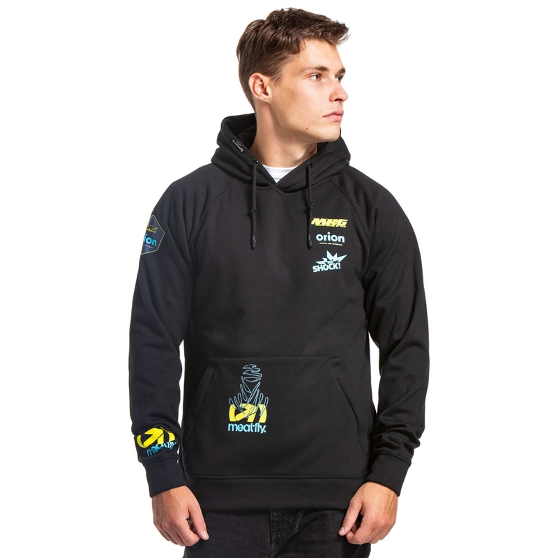 Felpa tecnica Meatfly Gravel Dakar nero