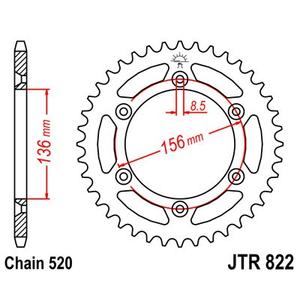 Řetězová rozeta JT 42 zubů, 520
