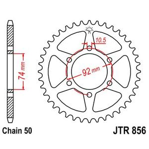 Řetězová rozeta JT 44 zubů, 530