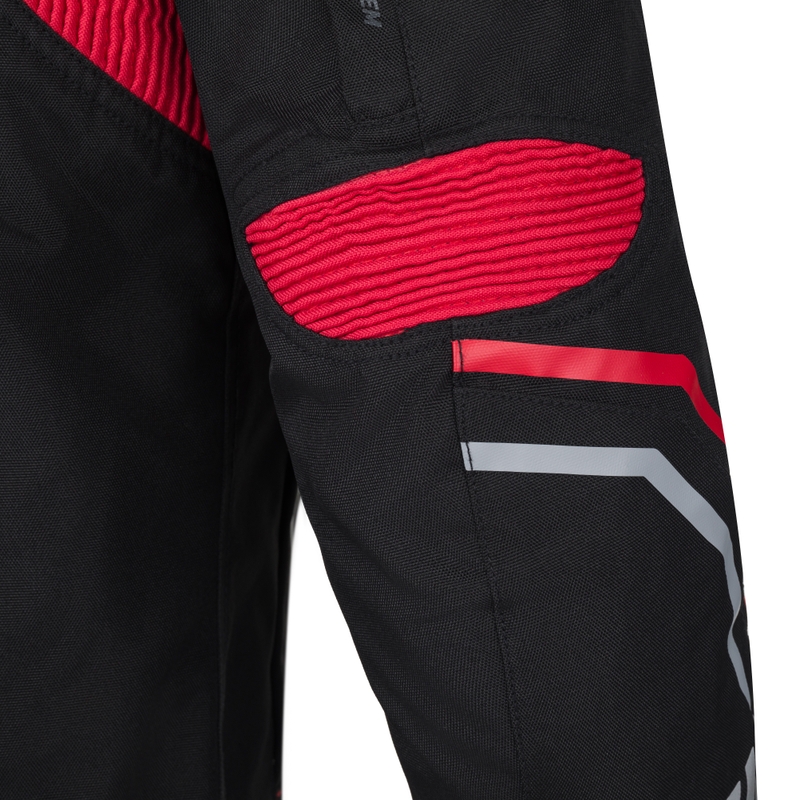 Giacca da moto RSA Compact 2 EVO nero-grigio-rosso