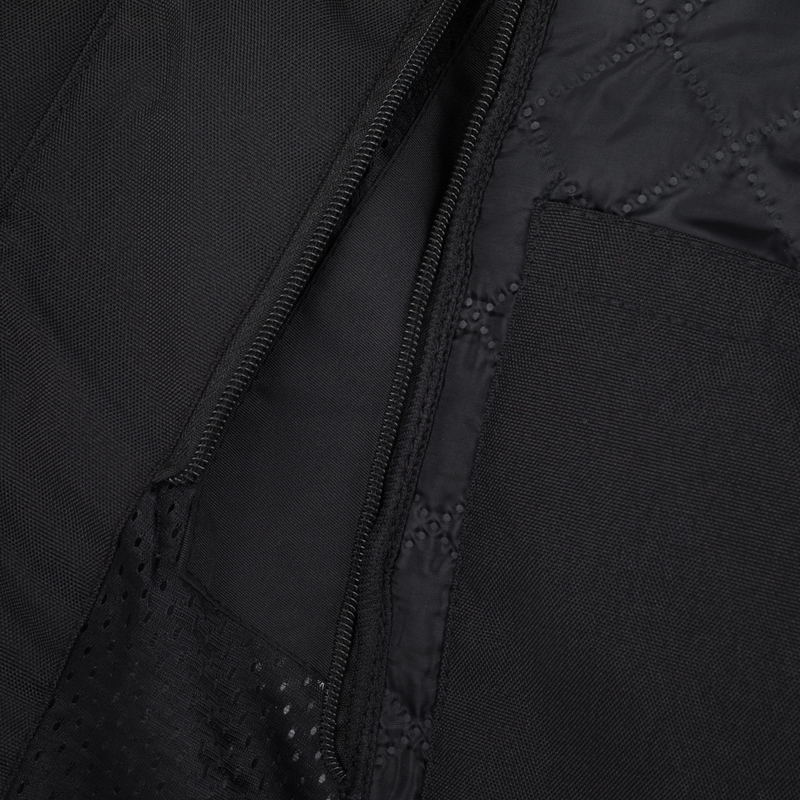 Giacca da moto RSA Compact 2 EVO nero-grigio-rosso