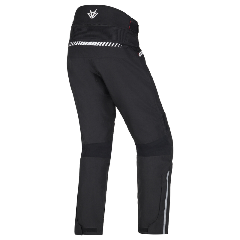 Pantaloni da moto RSA Greby 2 bianchi e neri