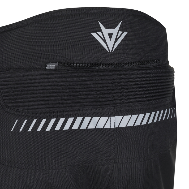 Pantaloni da moto RSA Greby 2 bianchi e neri