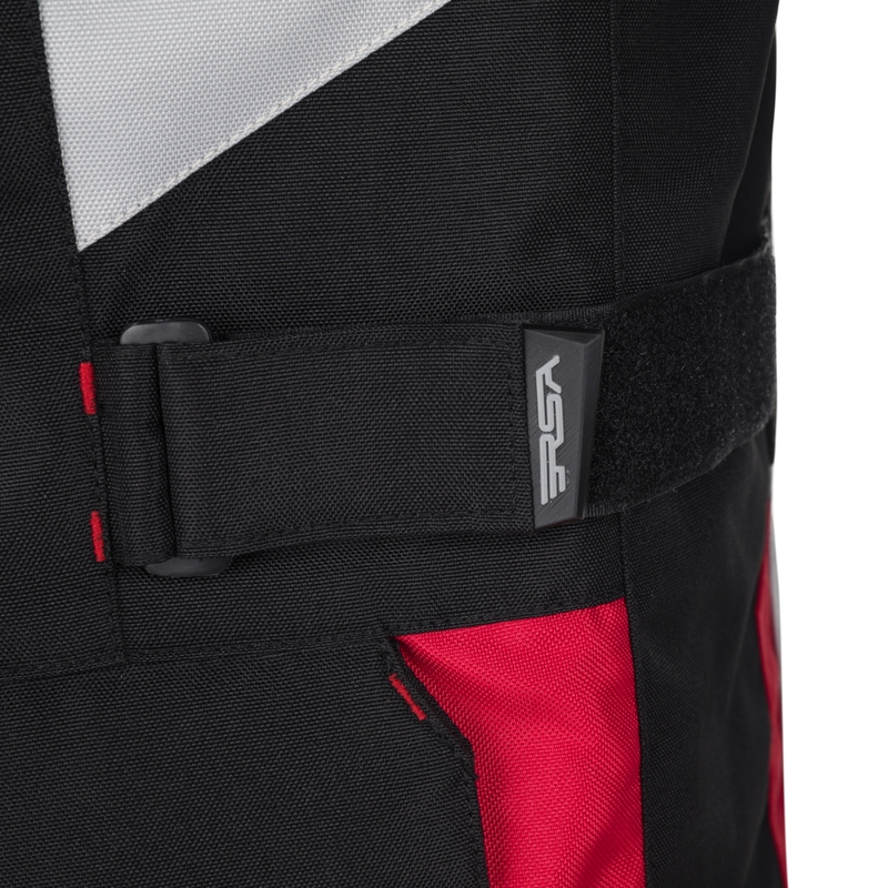 Giacca da moto RSA EXO 2 nero-grigio-rosso