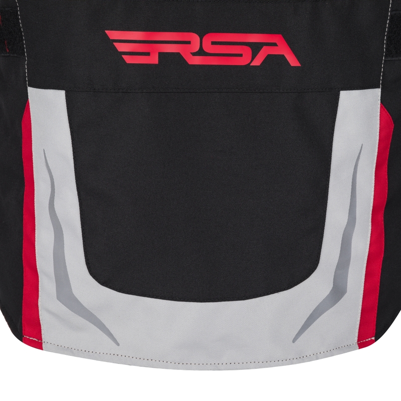 Giacca da moto RSA EXO 2 nero-grigio-rosso