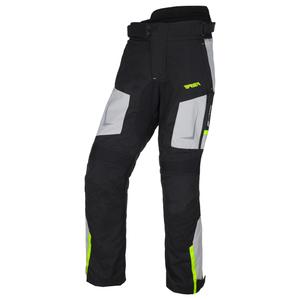 Pantaloni moto RSA EXO 2 nero-grigio-giallo fluo