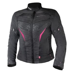 Giacca moto donna Street Racer Rose Nero e Rosa