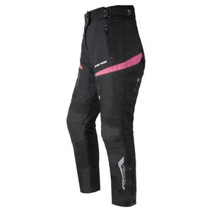 Pantaloni da moto Street Racer Vix neri e rosa da donna