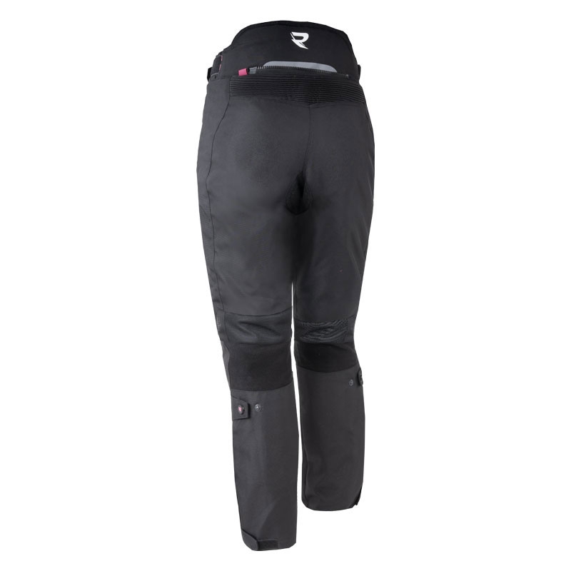 Pantaloni da moto Street Racer Betty II neri e rosa da donna