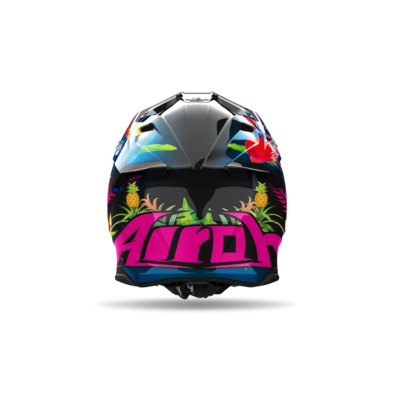 Casco motocross Airoh Twist 3 Amazonia lucido