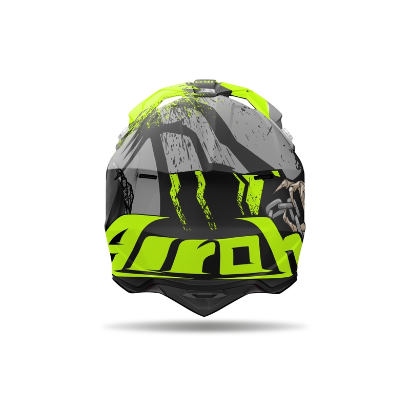 Casco da motocross Airoh Wraaap Darkness opaco