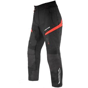 Pantaloni da moto Street Racer Vix neri e rossi