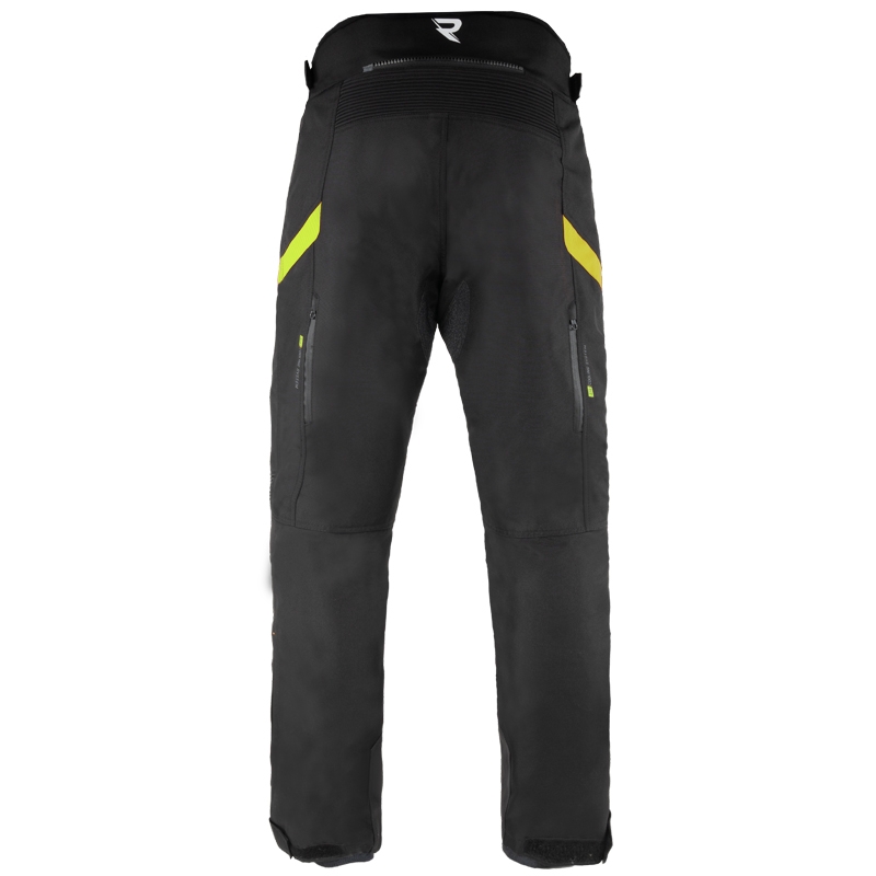 Pantaloni da moto Street Racer Vix neri e giallo fluo