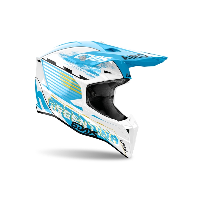 Casco da motocross Airoh Wraaap Six Days Argentina 2024 - edizione limitata lucida