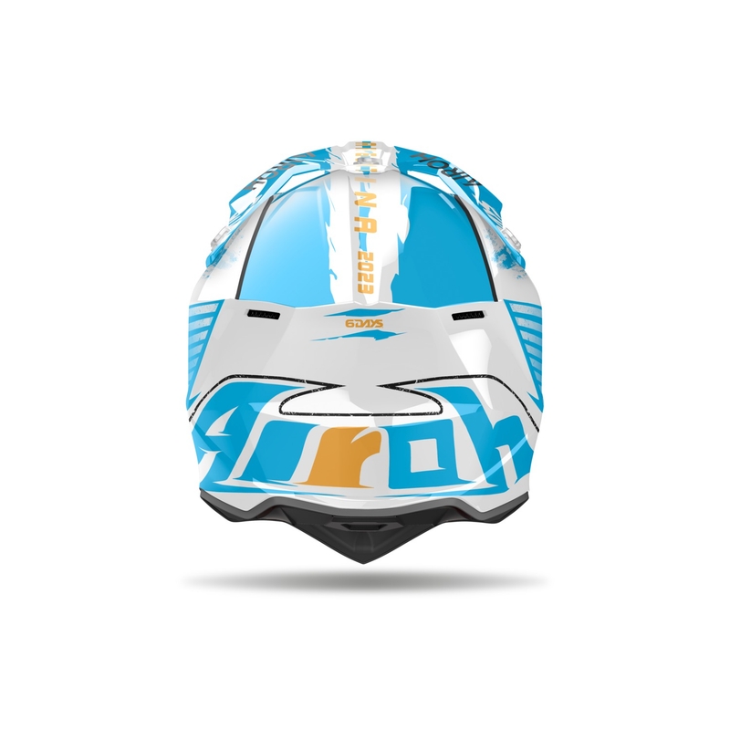 Casco da motocross Airoh Wraaap Six Days Argentina 2024 - edizione limitata lucida
