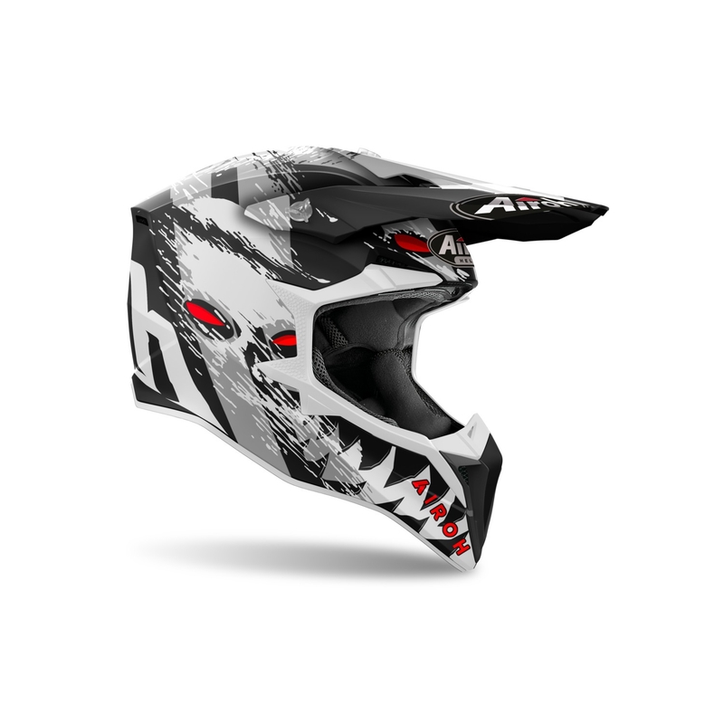 Casco motocross Airoh Wraaap Demon 2024 opaco
