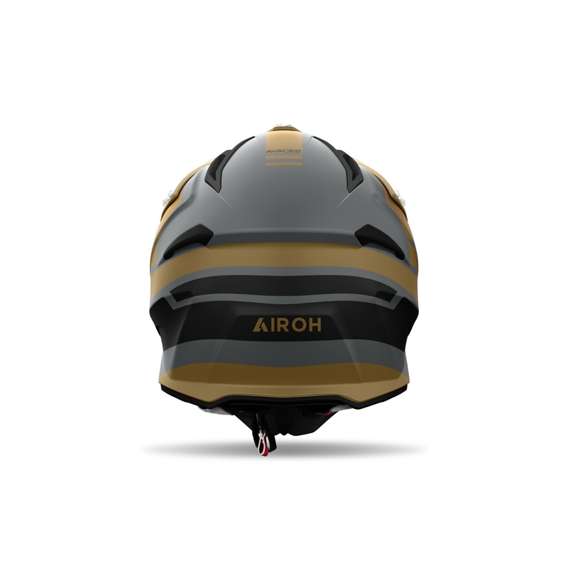 Casco da motocross Airoh Aviator Ace 2 Sake 2024 Oro opaco