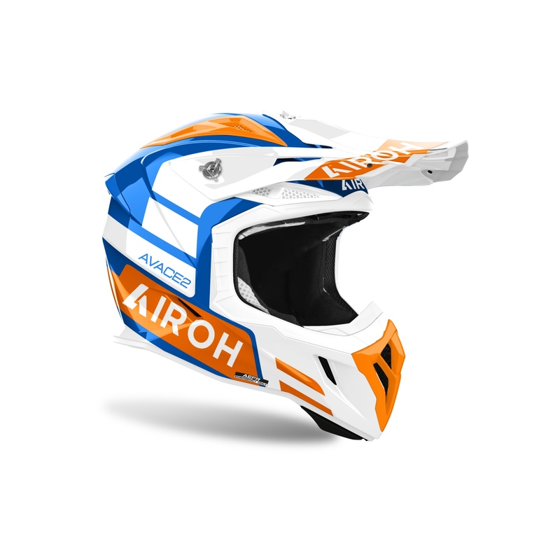 Casco da motocross Airoh Aviator Ace 2 Sake arancione lucido