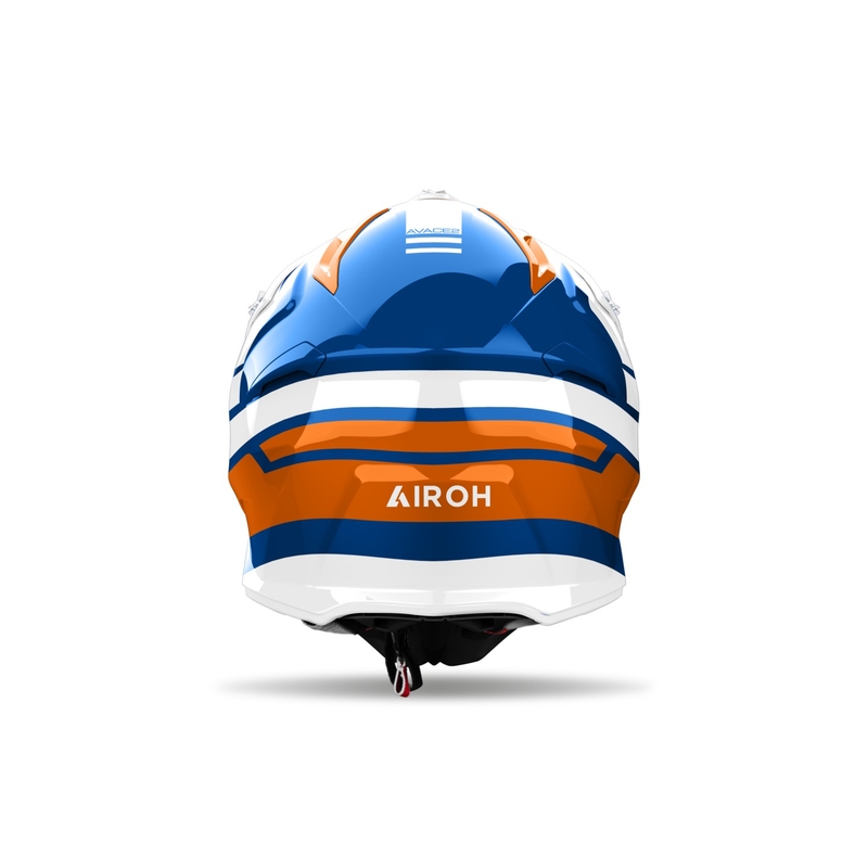 Casco da motocross Airoh Aviator Ace 2 Sake arancione lucido