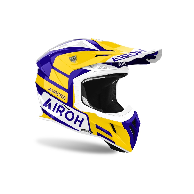Casco da motocross Airoh Aviator Ace 2 Sake Giallo lucido