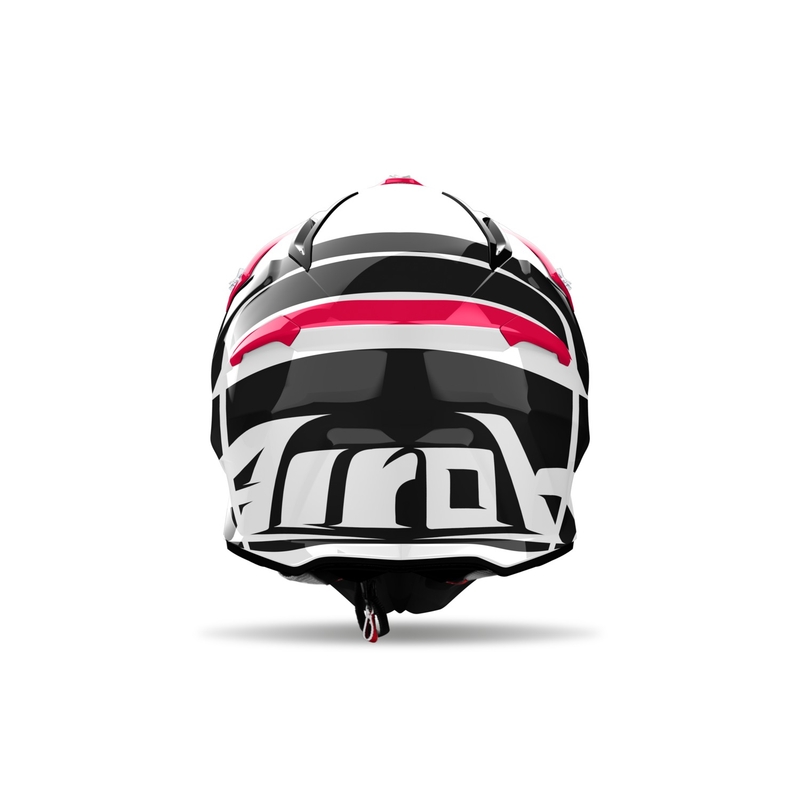 Casco da motocross Airoh Aviator Ace 2 Engine rosso lucido