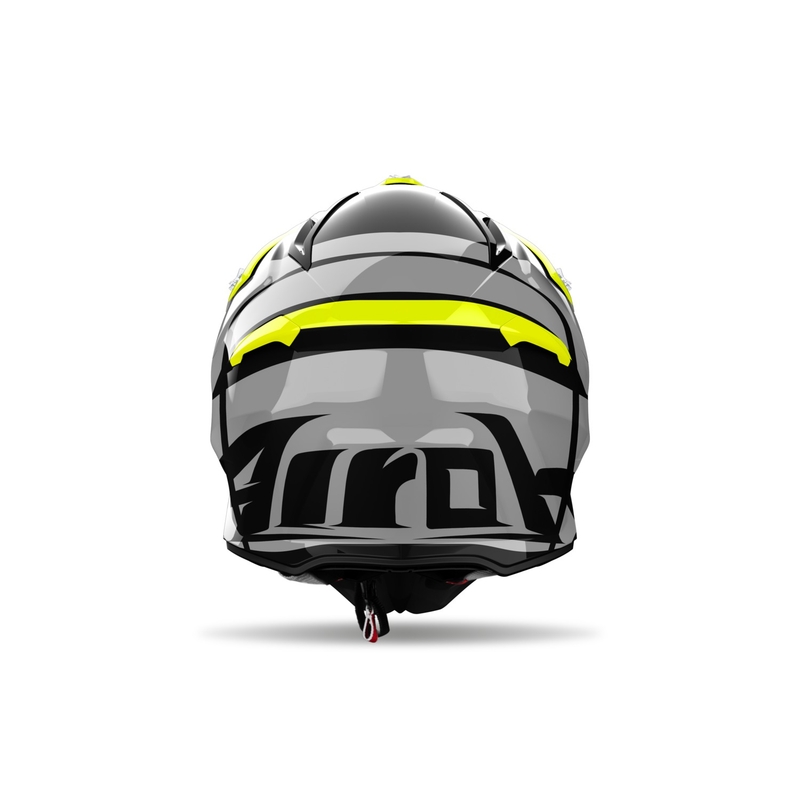 Casco da motocross Airoh Aviator Ace 2 Engine Giallo lucido