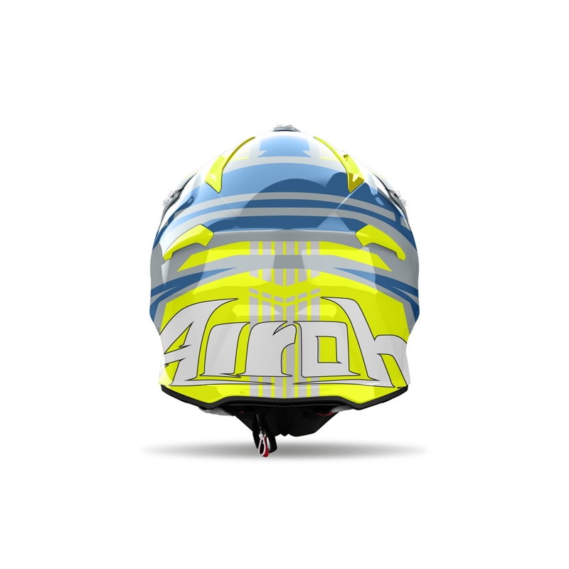 Casco da motocross Airoh Aviator Ace 2 Proud giallo lucido