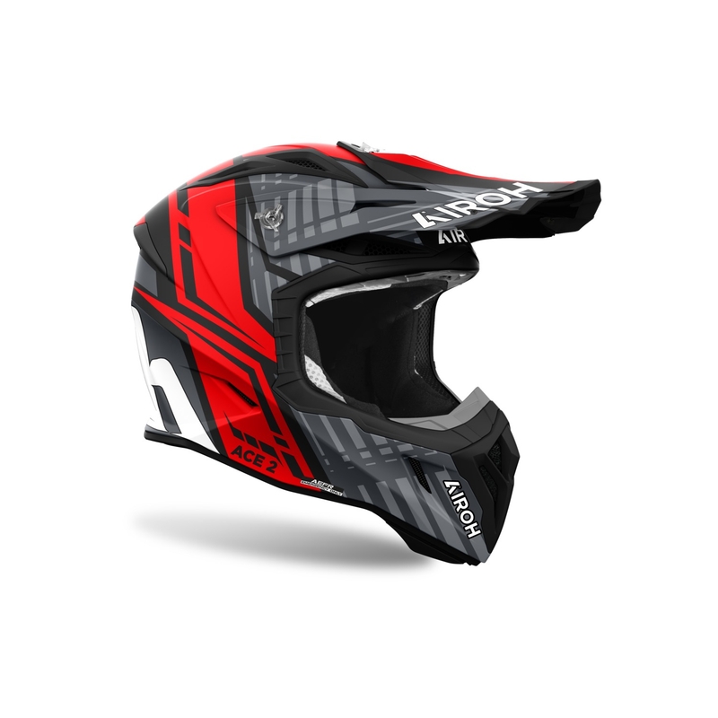 Casco da motocross Airoh Aviator Ace 2 Proud rosso opaco