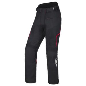 Pantaloni da moto RSA Bolt nero-bianco-rosso