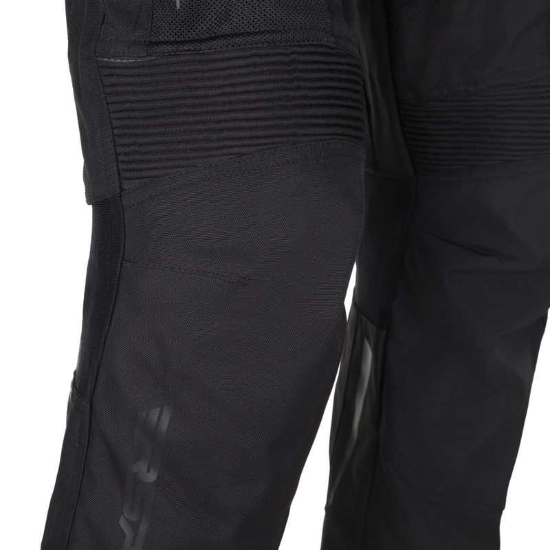Pantaloni da moto da donna RSA Bolt Nero-Bianco-Giallo Fluo