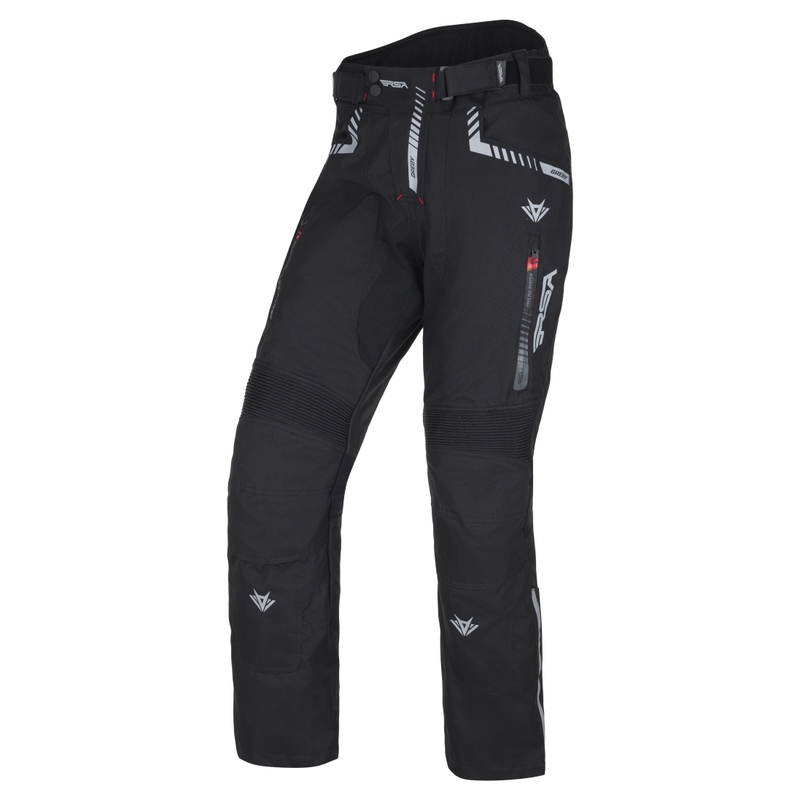 Pantaloni moto RSA Greby 2 nero corto