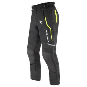 Pantaloni da moto Street Racer Flex Air nero-giallo fluo
