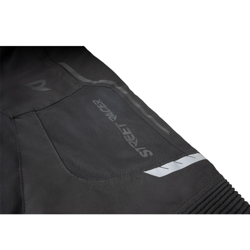 Pantaloni moto Street Racer Flex Air neri