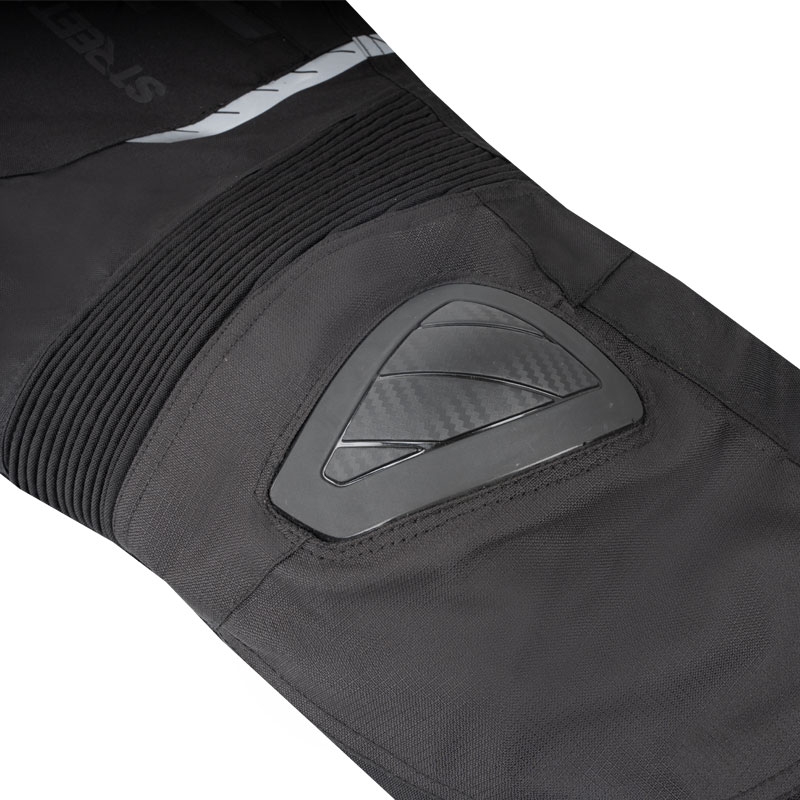 Pantaloni moto Street Racer Flex EVO Nero