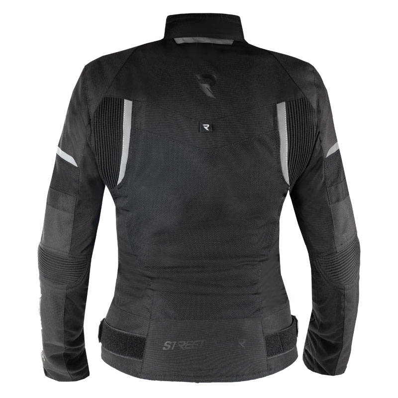 Giacca da moto da donna Street Racer Betty II Air nera