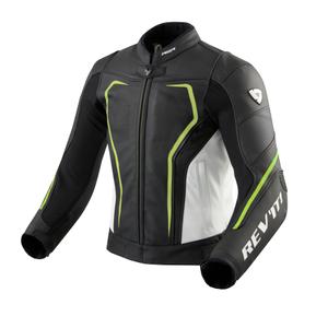 Giacca da moto Revit Vertex GT nero-giallo fluo Saldi