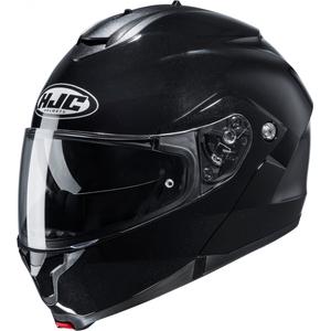 Casco moto apribile HJC C91N Solido nero metallizzato