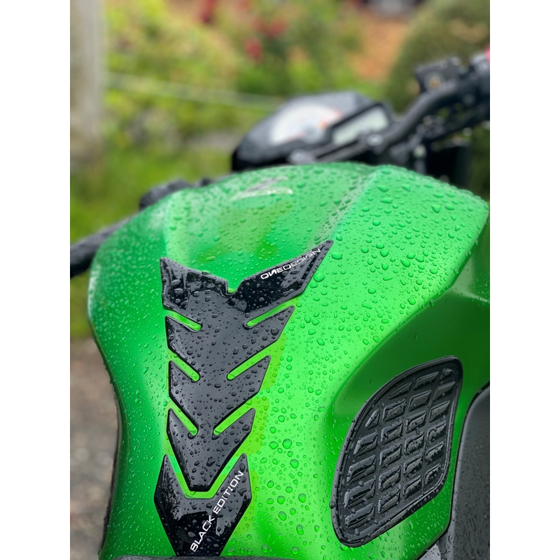 Stampa del coperchio del serbatoio del carburante - Nero lucido